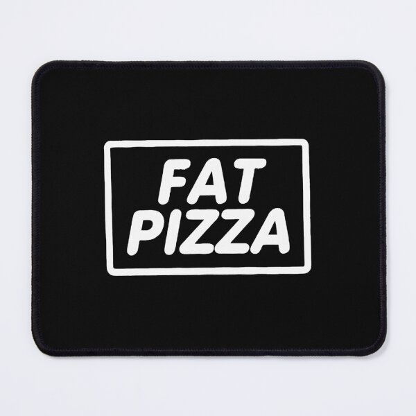 Item preview, Fat Pizza White Typography designed and sold by withorange.
