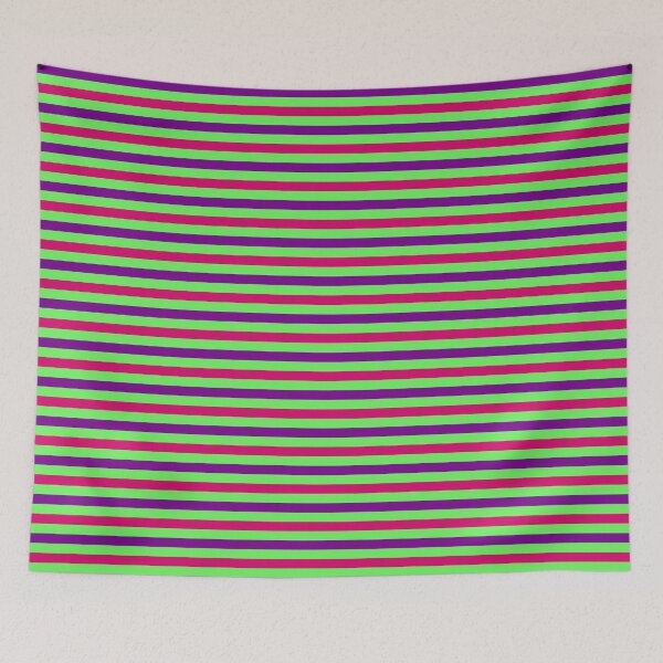 Item preview, Purple And Pink Stripes Design Green  designed and sold by PatternTitan.