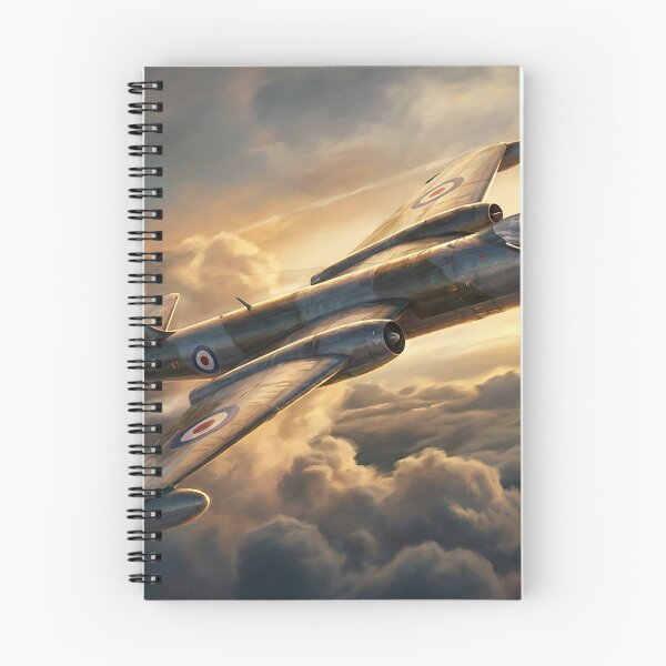 Item preview, Canberra Jet Bomber Against Storm Clouds designed and sold by Airpower Art.