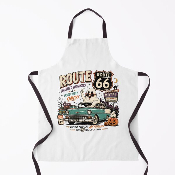 Item preview, Route 66 Vintage Halloween Road Trip Because Adulting Is Hard Enough Retro Car designed and sold by Yellowriversss.
