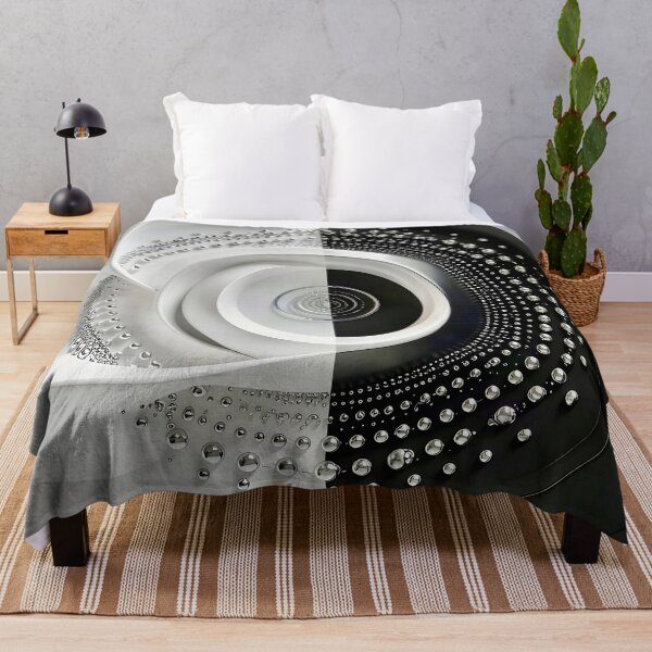 Item preview, Monochrome Geometric Spiral in Black and White designed and sold by Vicky Brago-Mitchell®.