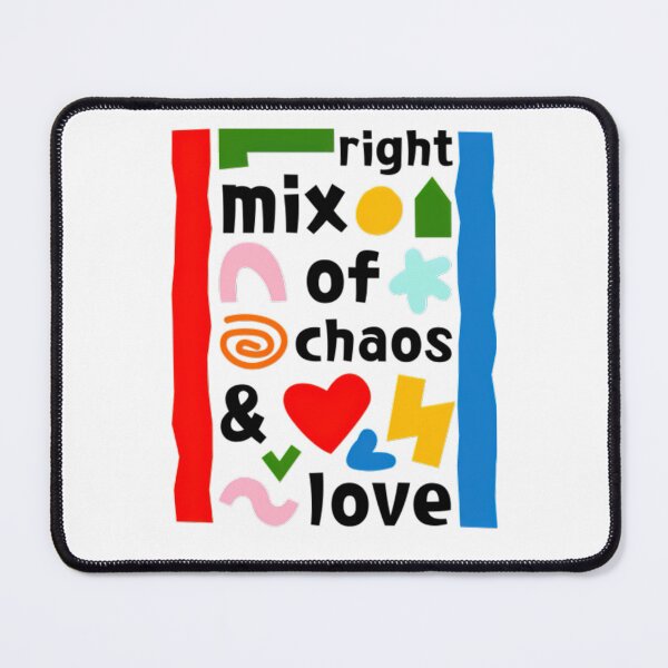 Item preview, Right Mix Of Chaos And Love Abstract Shapes and Lines designed and sold by Eyuka.