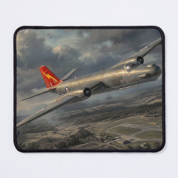 Item preview, Canberra Bomber Painting Over Countryside designed and sold by Airpower Art.