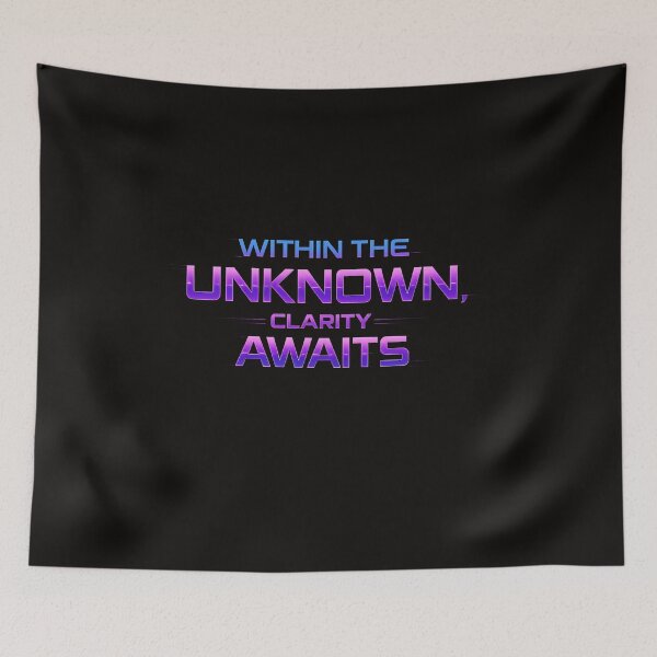 Item preview, Within the unknown, clarity awaits.(Cyberpunk ver) designed and sold by MaxDreamsArt.