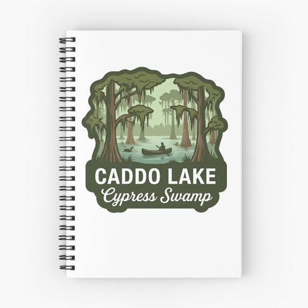 Item preview, Caddo Lake Cypress Swamp Texas Louisiana Vintage Canoe Patch designed and sold by LittleArij.