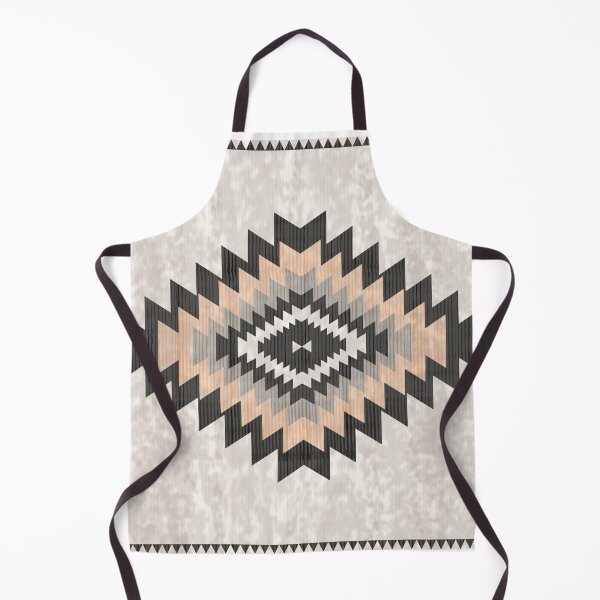 Item preview, Neutral Southwestern Boho Tribal Geometric Diamond Pattern designed and sold by Momoko-Hikaru.