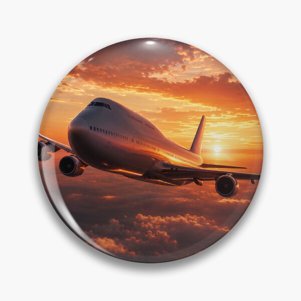 Item preview, Jumbo Jet Above The Clouds designed and sold by JETJETDesign.