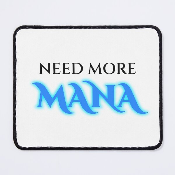 Item preview, Need More Mana - Funny RPG Gamer T-Shirt (white) designed and sold by KorvinGallery.