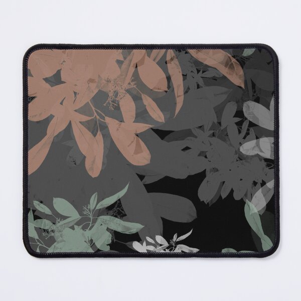 Item preview, Dark Moody Botanical Leaves Sillhouette Pattern designed and sold by GajaSedej.