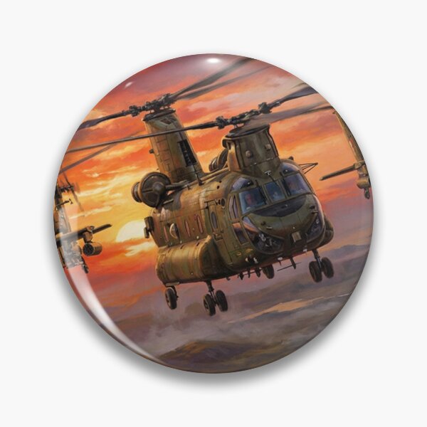 Item preview, Chinook and Apache Formation at Sunset designed and sold by Airpower Art.