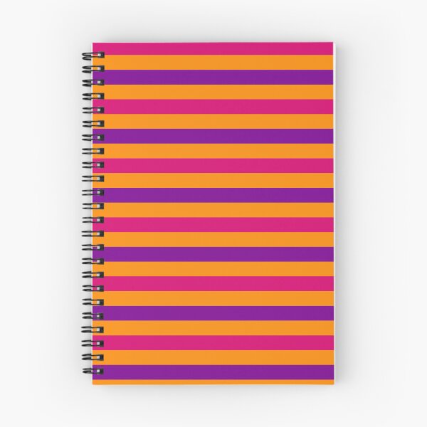 Item preview, Purple And Pink Stripes Design Orange  designed and sold by PatternTitan.