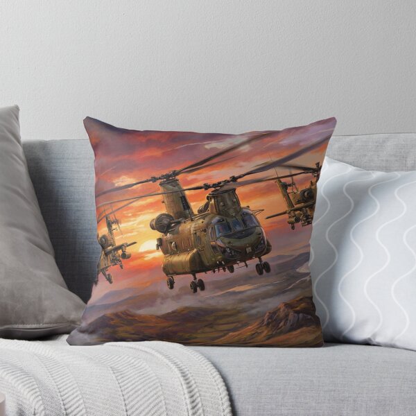 Item preview, Chinook and Apache Formation at Sunset designed and sold by Airpower Art.
