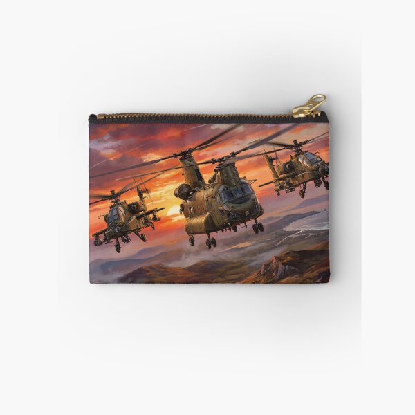 Item preview, Chinook and Apache Formation at Sunset designed and sold by Airpower Art.