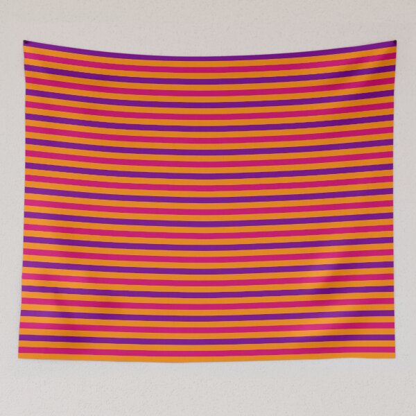 Item preview, Purple And Pink Stripes Design Orange  designed and sold by PatternTitan.