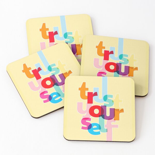 Item preview, Trust Yourself Motivational Colorful Typography Self Love Confidence Quote   designed and sold by Craft-Qasba .