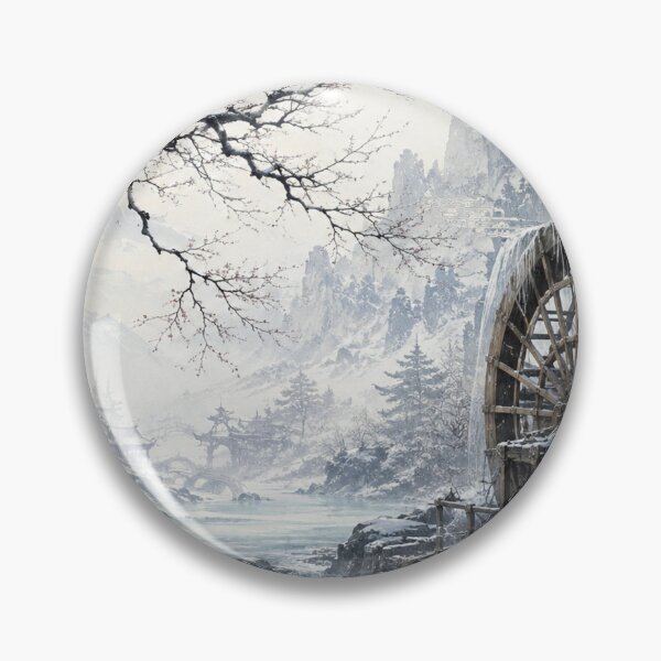 Item preview, Peaceful winter landscape in nature designed and sold by Sigtrix.