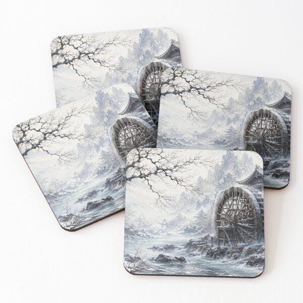 Item preview, Peaceful winter landscape in nature designed and sold by Sigtrix.