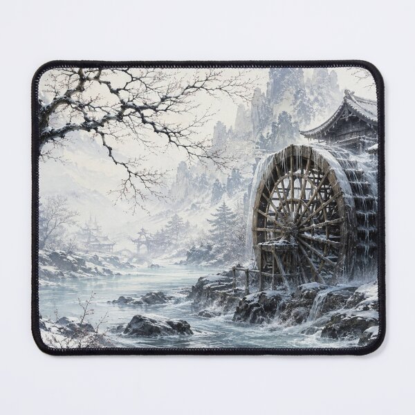 Item preview, Peaceful winter landscape in nature designed and sold by Sigtrix.