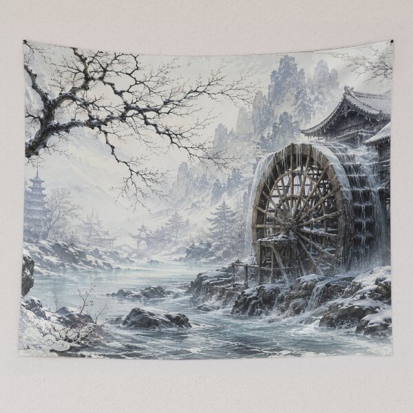 Item preview, Peaceful winter landscape in nature designed and sold by Sigtrix.