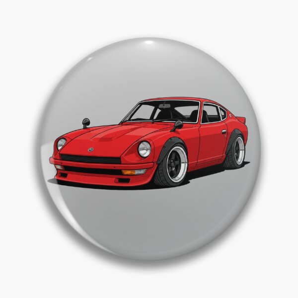 Item preview, Classic Red Japanese Sports Car Retro JDM Car designed and sold by MyStyleHub.
