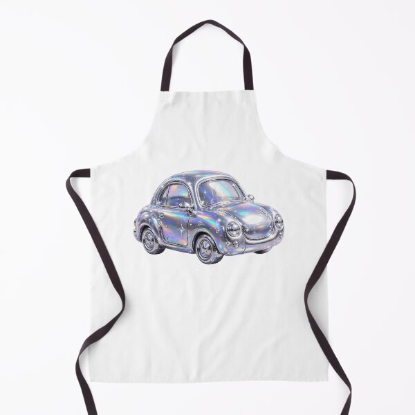 Item preview, Puffy Chrome Cute Retro Car designed and sold by Teeny Quities.