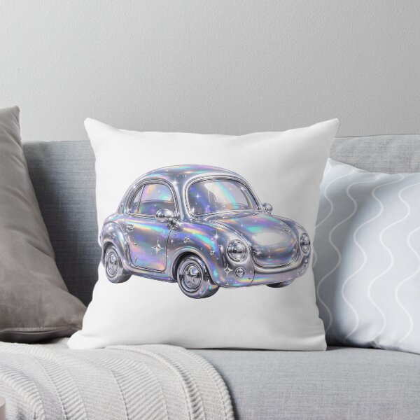 Item preview, Puffy Chrome Cute Retro Car designed and sold by Teeny Quities.