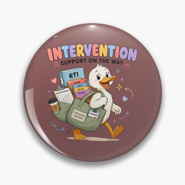 Item preview, Intervention Specialist Duck Support  designed and sold by MOCH- ART.