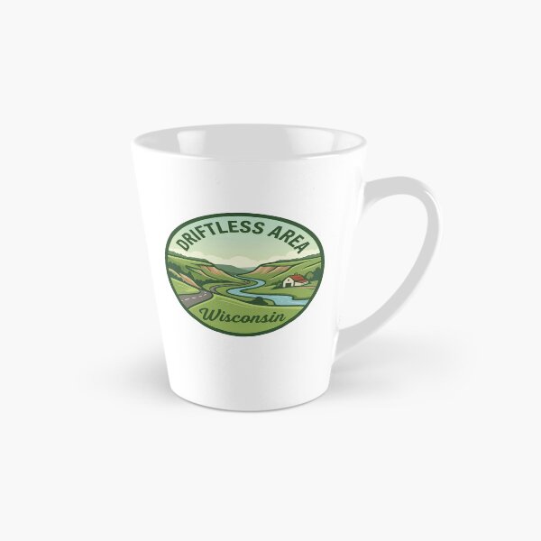 Artikelvorschau, Driftless Area Wisconsin Bluff Country Scenic River Vintage Badge entworfen und verkauft von LittleArij.