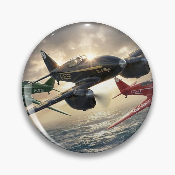 Item preview, De Havilland Comet Racers Over the Sea designed and sold by Airpower Art.