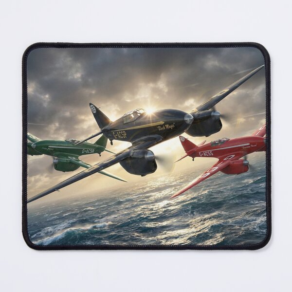 Item preview, De Havilland Comet Racers Over the Sea designed and sold by Airpower Art.