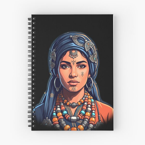 Item preview, Amazigh Berber Woman — Moroccan Tribal Portrait designed and sold by Faissal SBIAA.