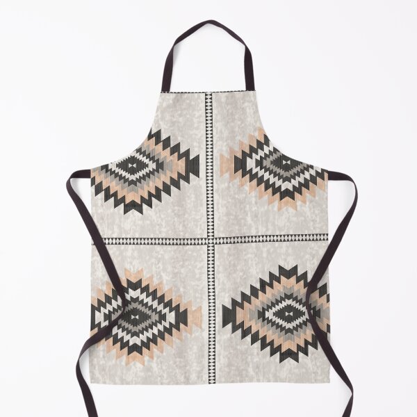 Item preview, Neutral Southwestern Boho Tribal Geometric Grid Pattern designed and sold by Momoko-Hikaru.
