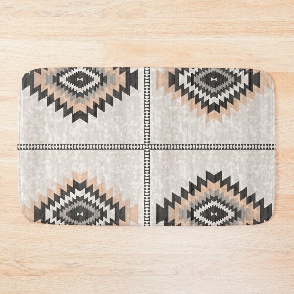 Item preview, Neutral Southwestern Boho Tribal Geometric Grid Pattern designed and sold by Momoko-Hikaru.