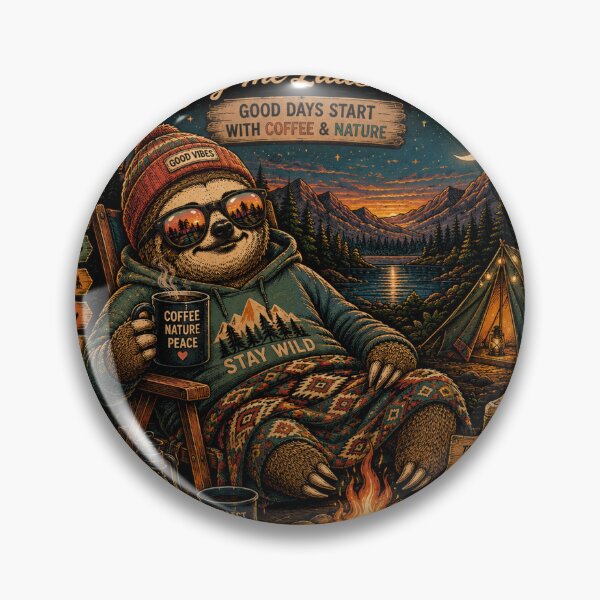Item preview, Slow Down Enjoy the Little Things – Sloth Nature Adventure designed and sold by Molli98.