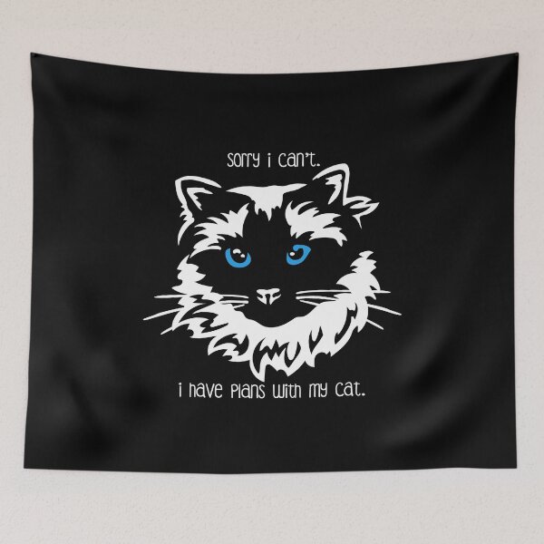 Item preview, Plans with my Cat designed and sold by Ink Stained Art.