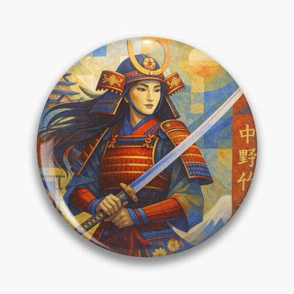 Artikelvorschau, Nakano Takeko - Japanisches Samurai-Kriegergemälde entworfen und verkauft von GalleryKauffeld.