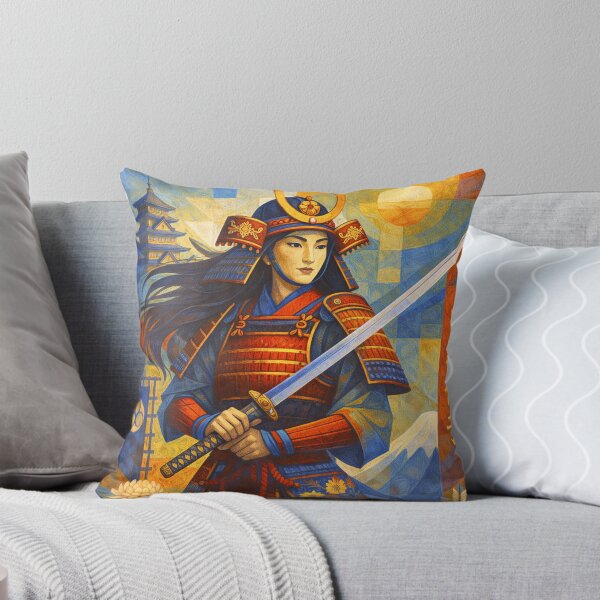 Item preview, Nakano Takeko - Japanese Samurai Warrior Painting designed and sold by GalleryKauffeld.