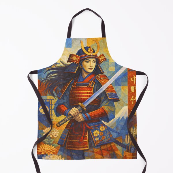 Item preview, Nakano Takeko - Japanese Samurai Warrior Painting designed and sold by GalleryKauffeld.