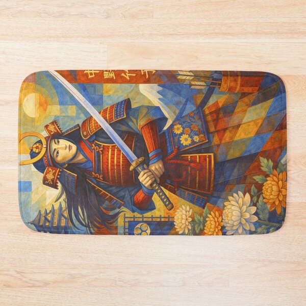 Item preview, Nakano Takeko - Japanese Samurai Warrior Painting designed and sold by GalleryKauffeld.