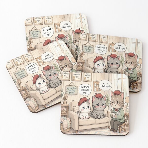 Item preview, Freda and Junior Couples Therapy - Dr Whiskers Session designed and sold by MAISON SYLVIE.