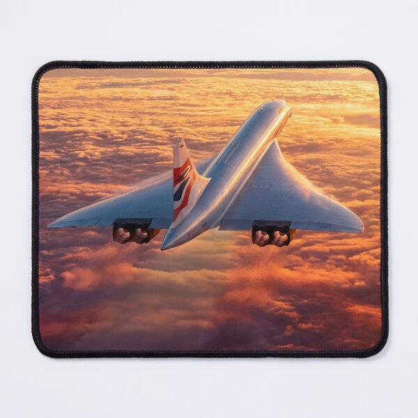 Item preview, Concorde Nose-On Above Sunset Clouds designed and sold by Airpower Art.