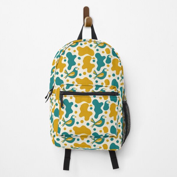 Item preview, Modern Abstract Folk Pattern - Minimalist Bird and Organic Shapes designed and sold by conamor-bymel.