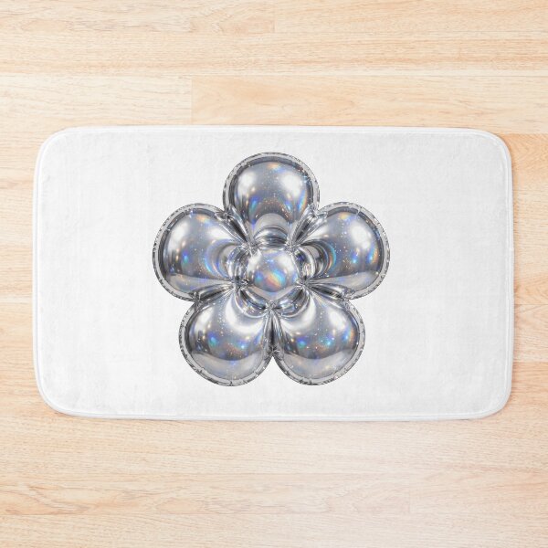 Item preview, Puffy Inflated Chrome Flower designed and sold by Teeny Quities.