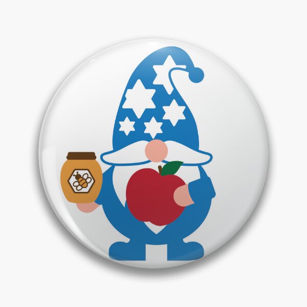 Item preview, Cute Gnome holding Apple and Honey Jar designed and sold by sigdesign.