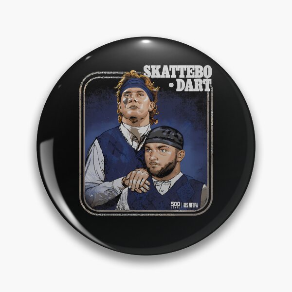 Item preview, Skattebo Dart Football Players Portrait Blue designed and sold by Eyuka.