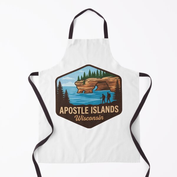 Item preview, Apostle Islands National Lakeshore Wisconsin Hiking Vintage Badge designed and sold by LittleArij.