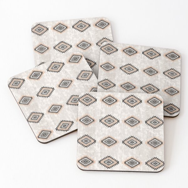 Item preview, Neutral Southwestern Boho Tribal Geometric Micro Pattern designed and sold by Momoko-Hikaru.