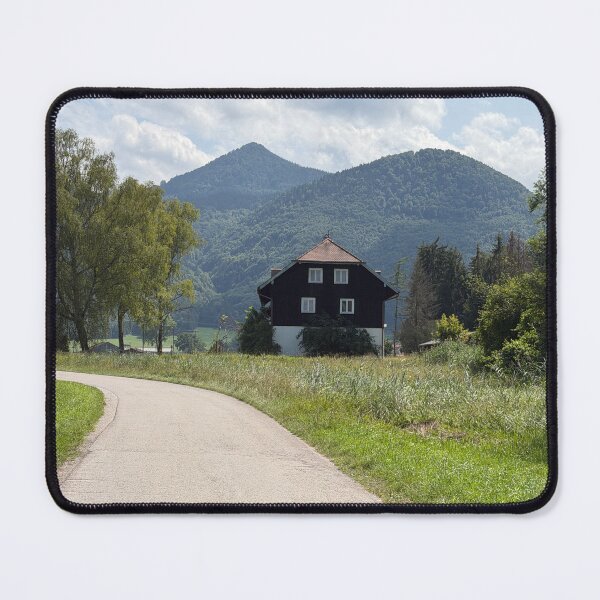 Item preview, House in front of mountain scenery designed and sold by FotografieFR.