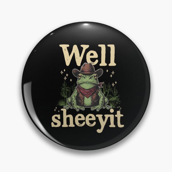 Item preview, Well Sheeyit Funny Cowboy Frog designed and sold by kashiart.