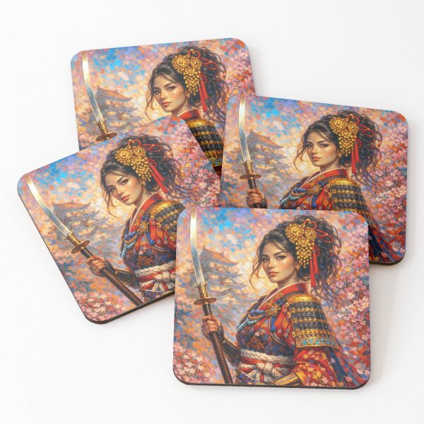 Item preview, Nakano Takeko - Pintura samurai femenina japonesa designed and sold by GalleryKauffeld.